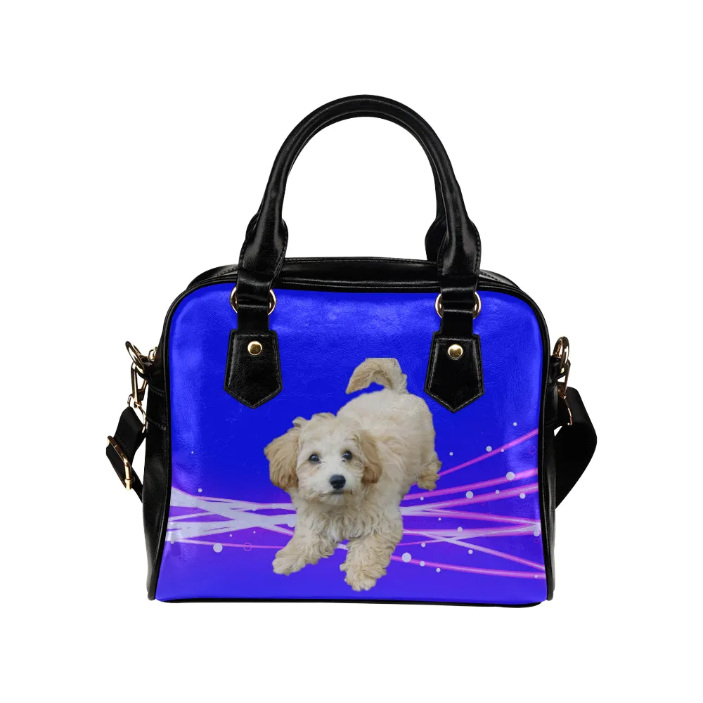 Maltipoo Shoulder Bag - White