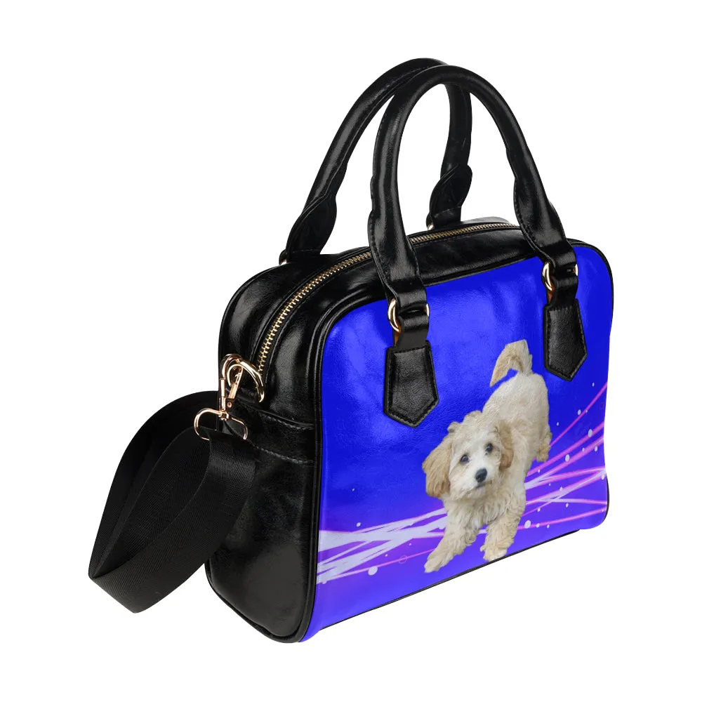 Maltipoo Shoulder Bag - White