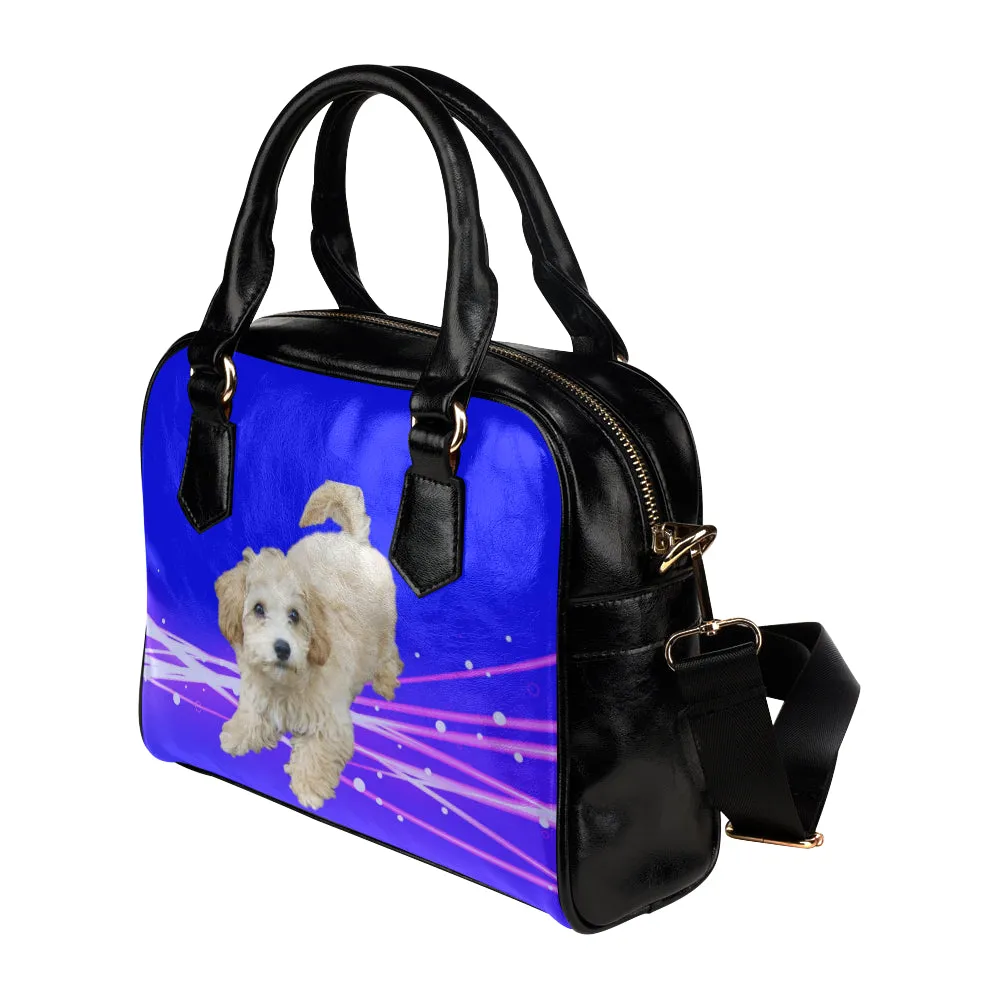 Maltipoo Shoulder Bag - White