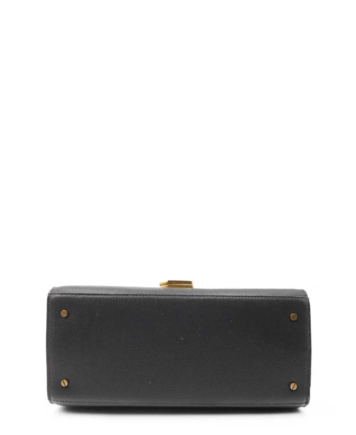 Medium Monogram Cassandra Handle Bag Black