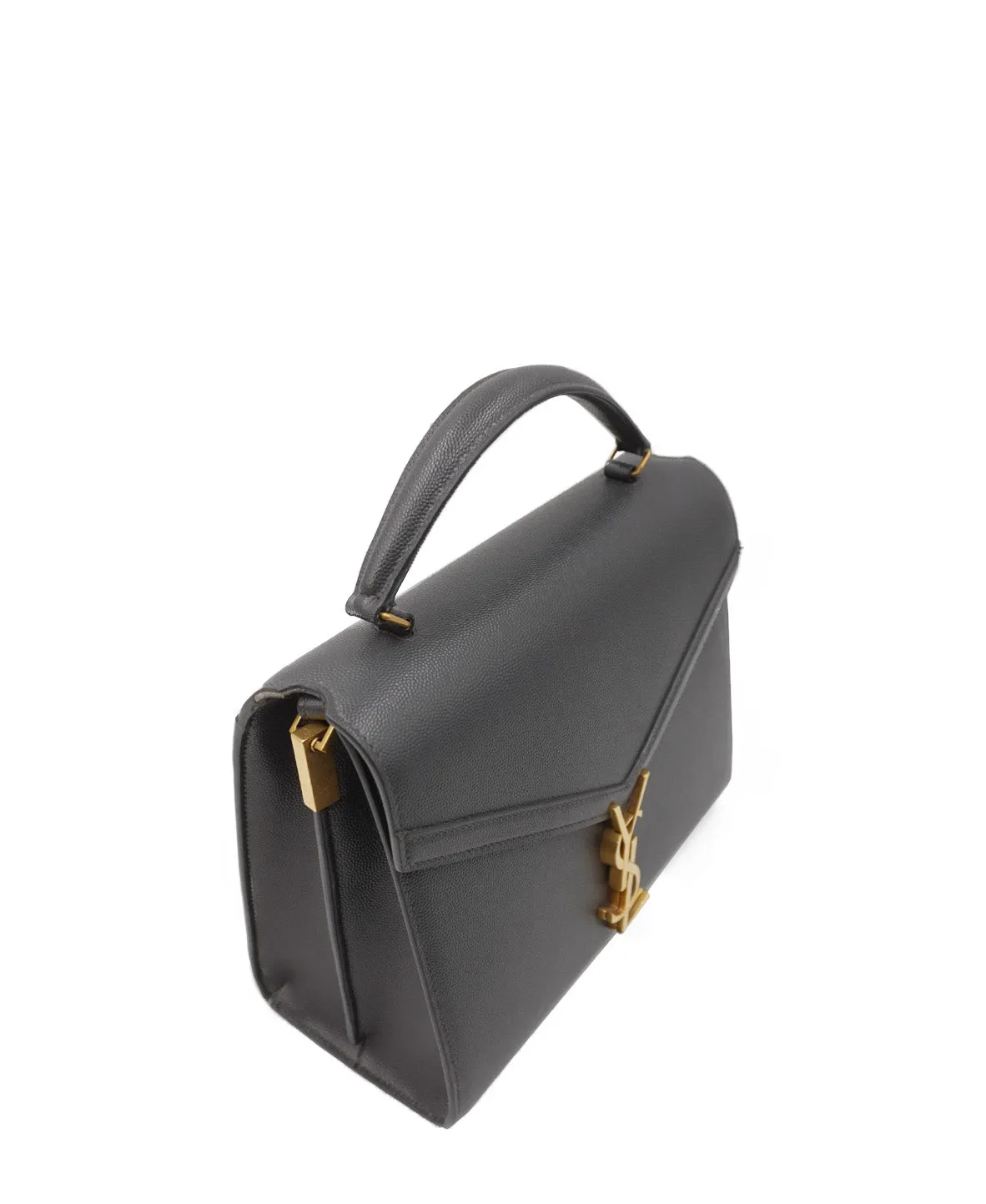 Medium Monogram Cassandra Handle Bag Black