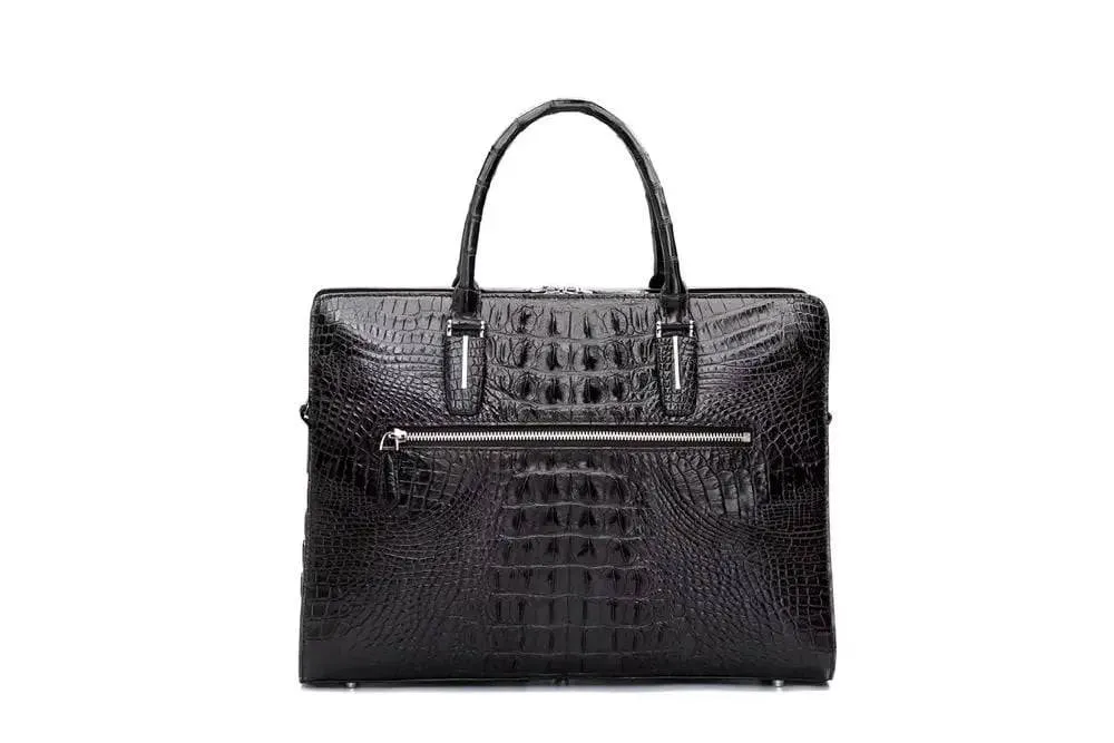 Mens  Crocodile Leather Briefcase