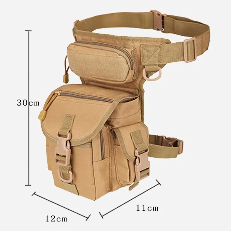 Men's Multi-purpose Leg Bag Outdoor Tool Waist Bag Riding Military Multi-purpose Bag Oxford Tactical Bag