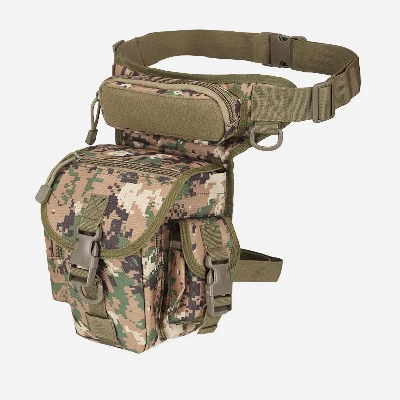 Men's Multi-purpose Leg Bag Outdoor Tool Waist Bag Riding Military Multi-purpose Bag Oxford Tactical Bag