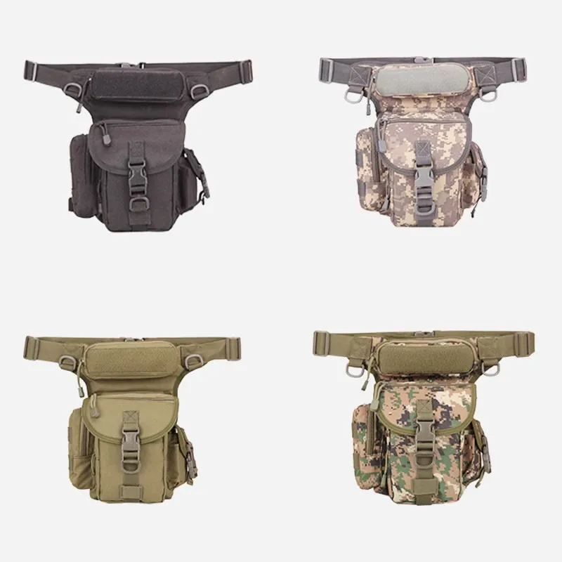 Men's Multi-purpose Leg Bag Outdoor Tool Waist Bag Riding Military Multi-purpose Bag Oxford Tactical Bag