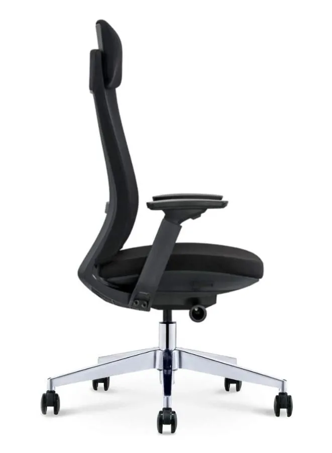 Modern Ergonomic Office Chair with Soft Cushion for Long Use, Black