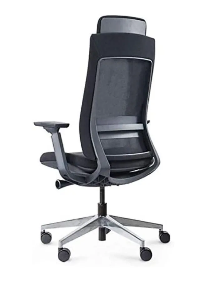 Modern Ergonomic Office Chair with Soft Cushion for Long Use, Black