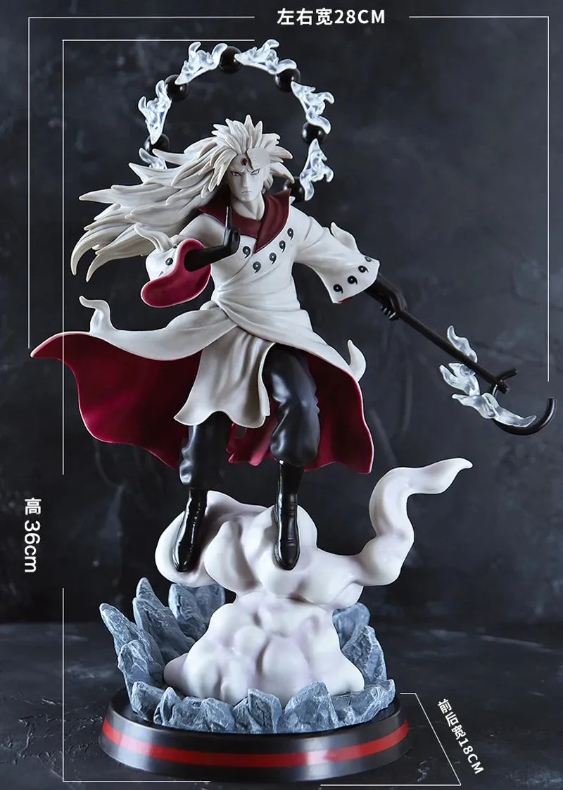 Naruto White Madara Uchiha Running Action Figure | 36 cm |