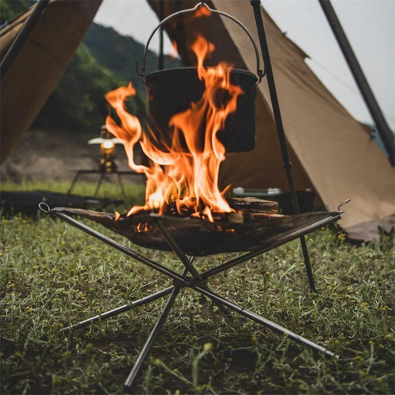 Naturehike Stainless Steel Folding Camping Fire Rack