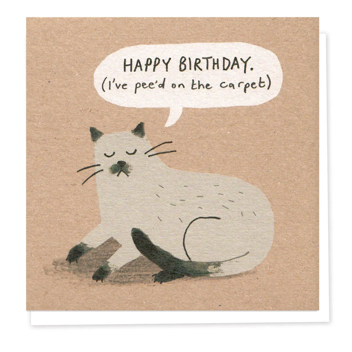 Naughty Siamese Cat Card