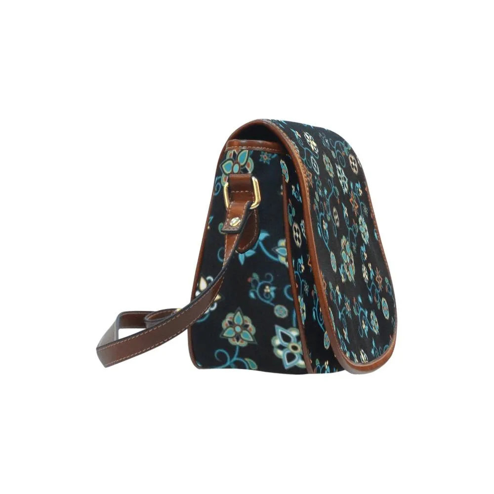 Ocean Bloom Saddle Bag/Large