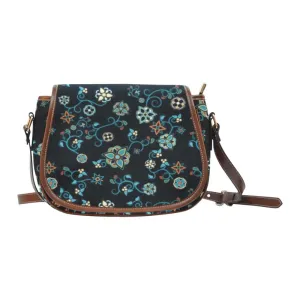 Ocean Bloom Saddle Bag/Large