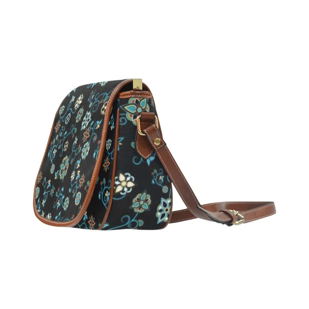 Ocean Bloom Saddle Bag/Large