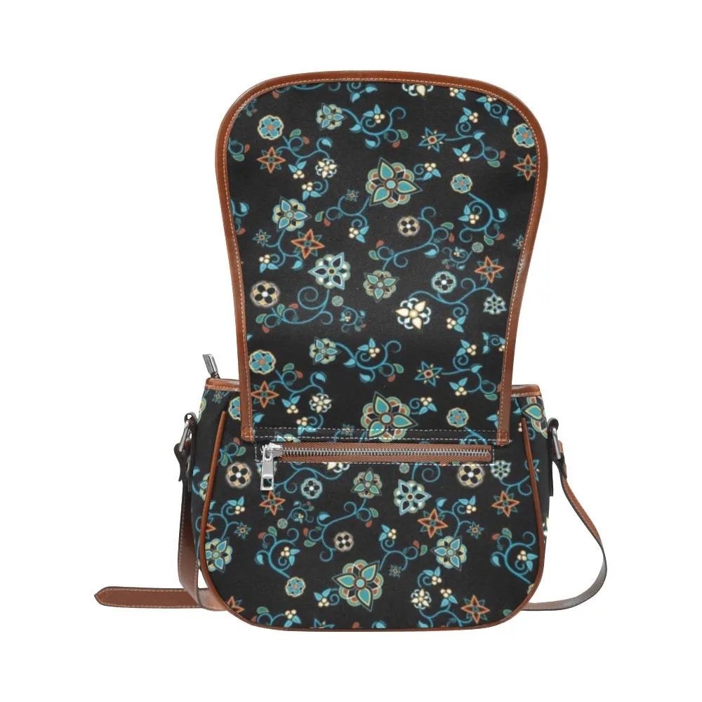 Ocean Bloom Saddle Bag/Large