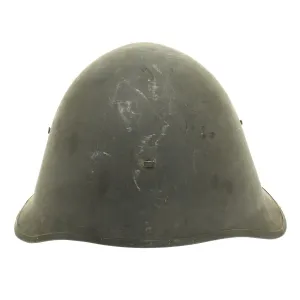 Original Danish WWI Model 1923 Steel Army Helmet: Excellent Condition