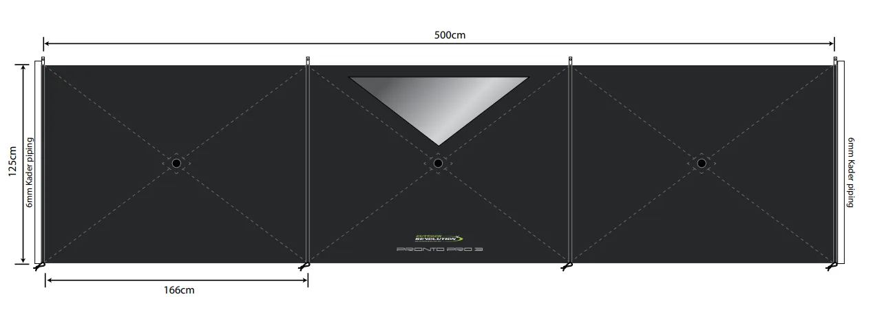 Outdoor Revolution Pronto Pro 3 Panel Windbreak