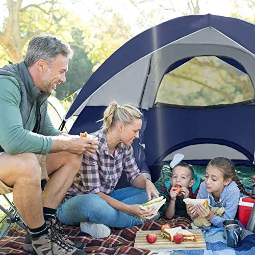 Pacific Pass Camping Tent 4 Person Family Dome Tent