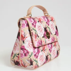 Pierre Cardin Daynah Floral Satchel | Pink Floral