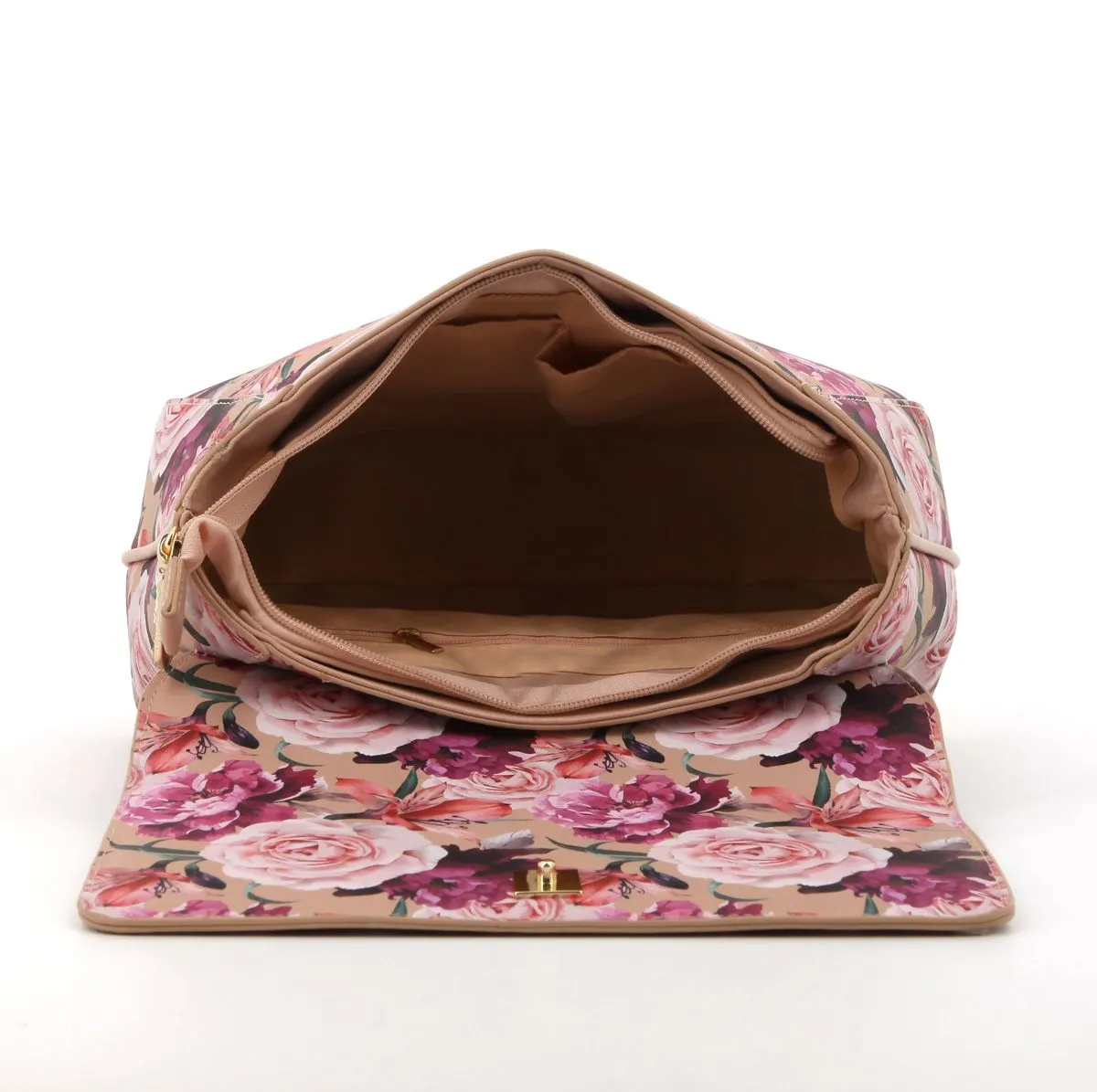 Pierre Cardin Daynah Floral Satchel | Pink Floral