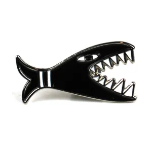 Piranha Enamel Art Pin