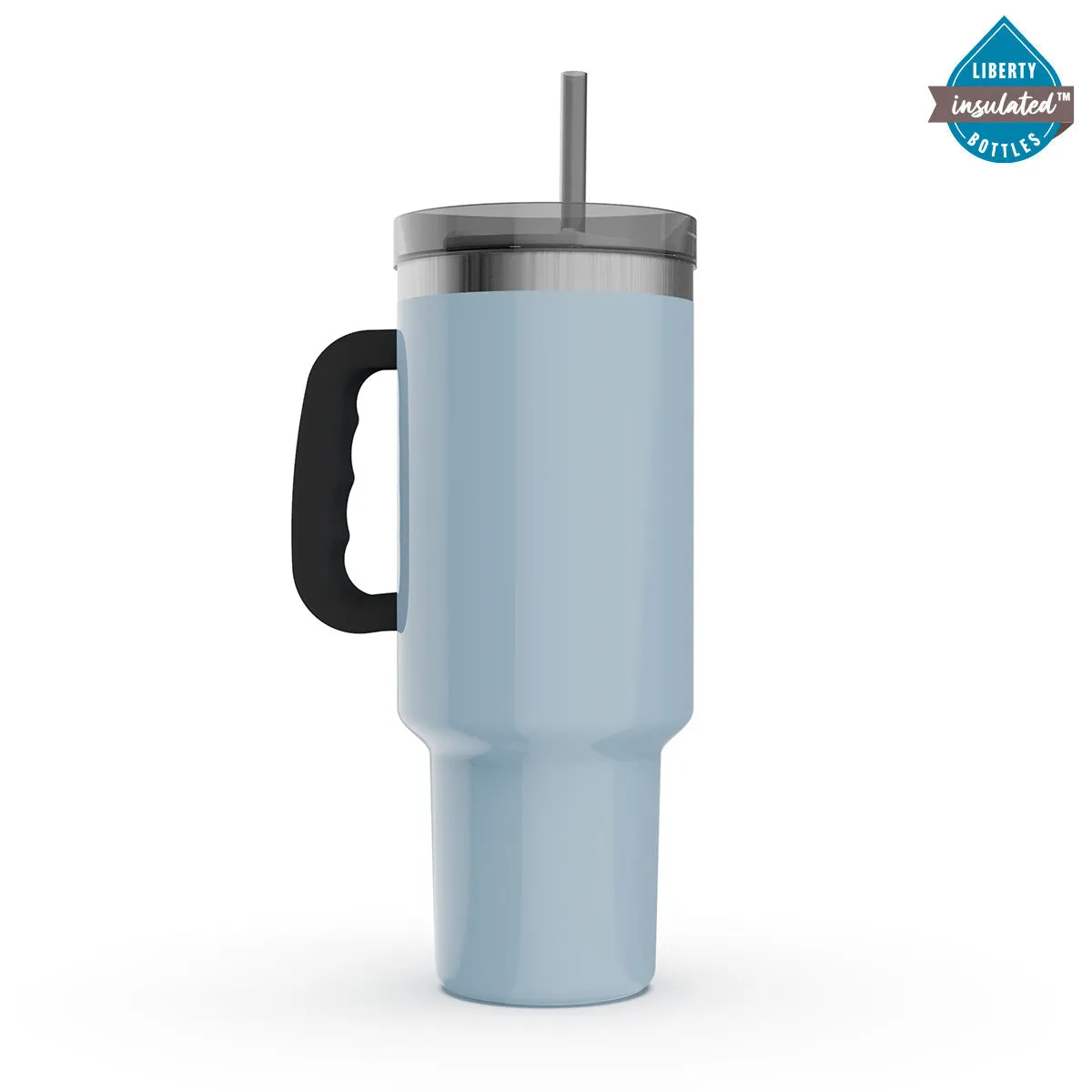 Powder Blue 40oz Travel Tumbler