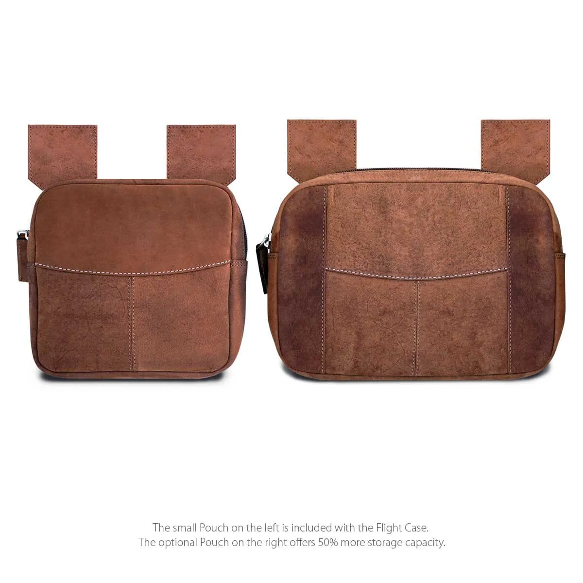 Premium Leather Large Pouch for the Briefcase Backpack