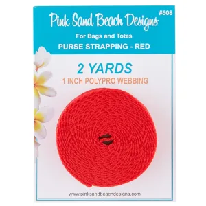 Purse Strapping - Red