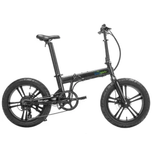 Qualisports Beluga Fat Tire Portable Folding Electric Bike