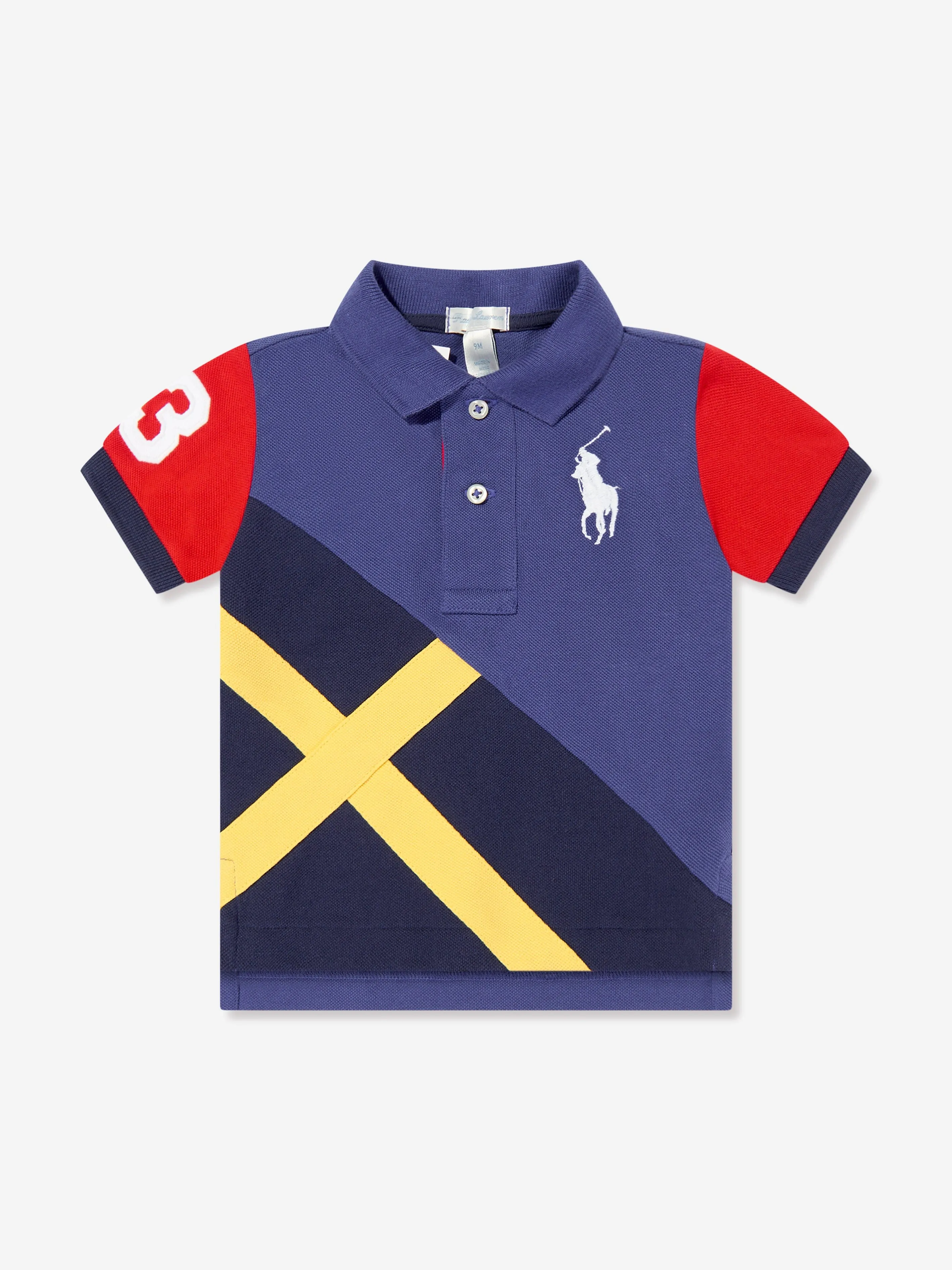 Ralph Lauren Baby Boys Polo Shirt And Shorts Set in Multicolour