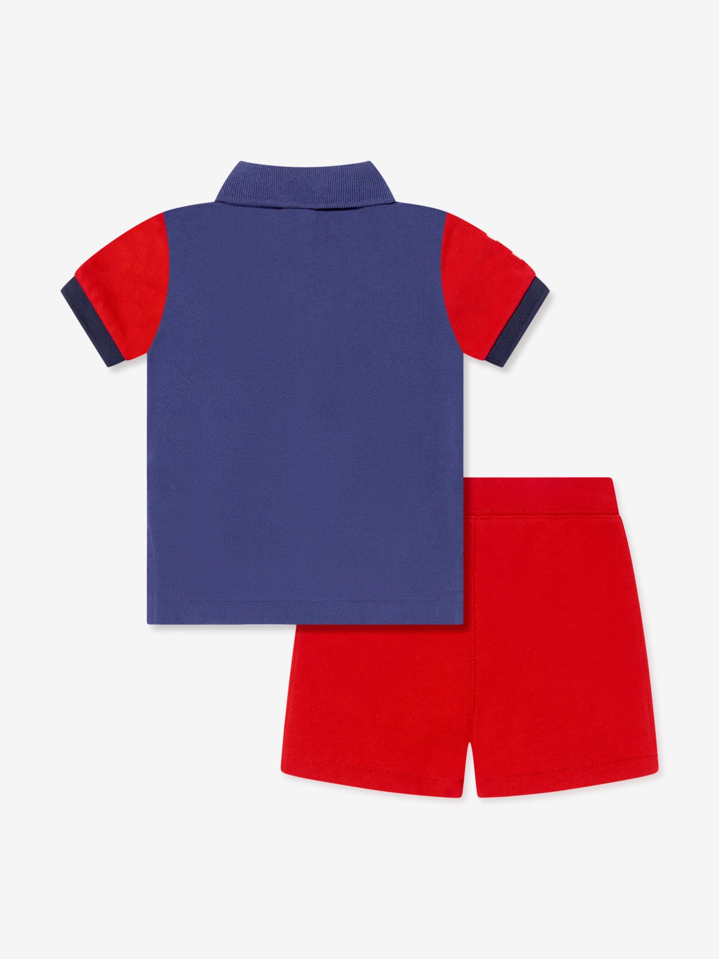 Ralph Lauren Baby Boys Polo Shirt And Shorts Set in Multicolour