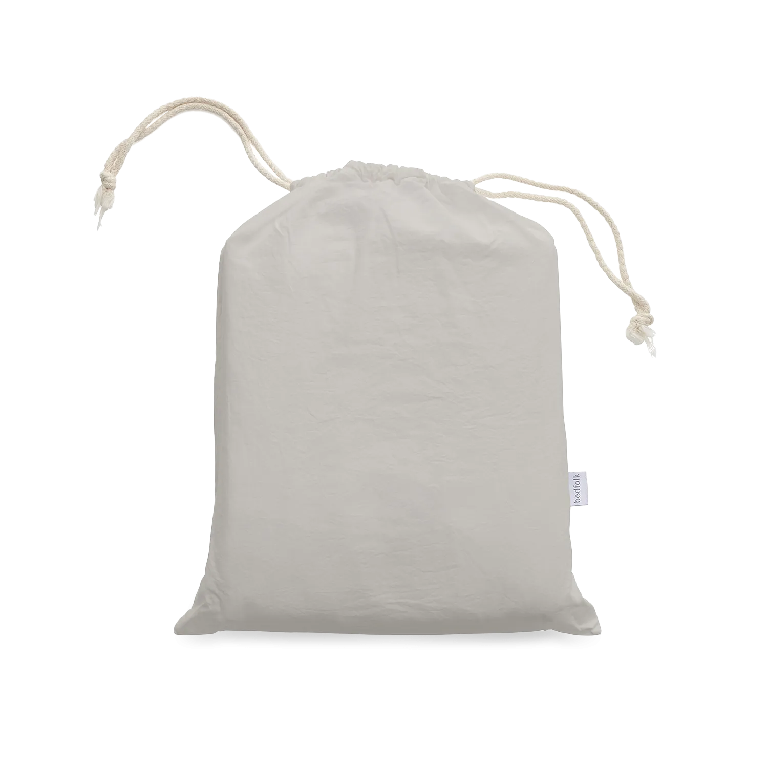 Relaxed Cotton Storage Bag - Clay