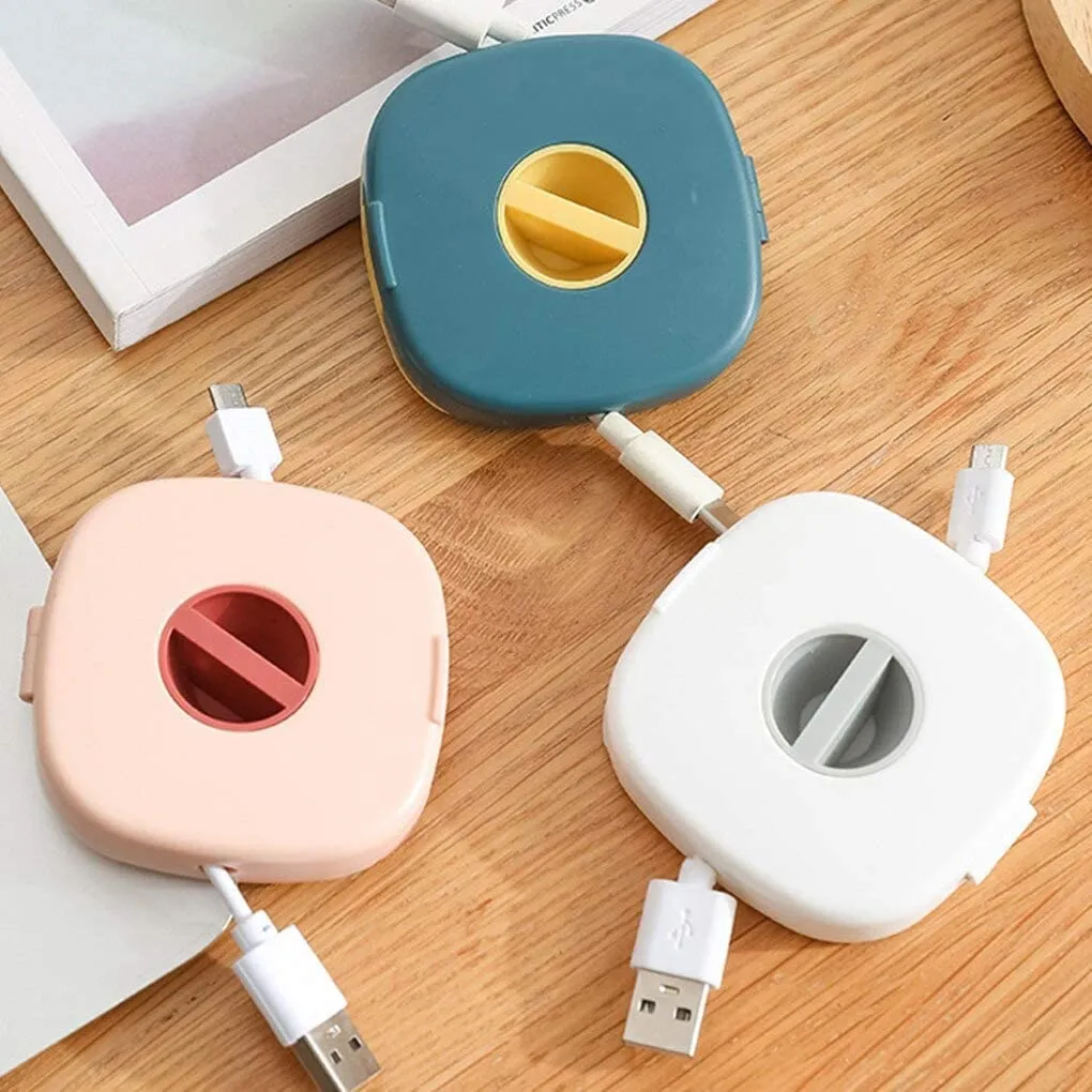 Rotatable Data Cable Storage Box