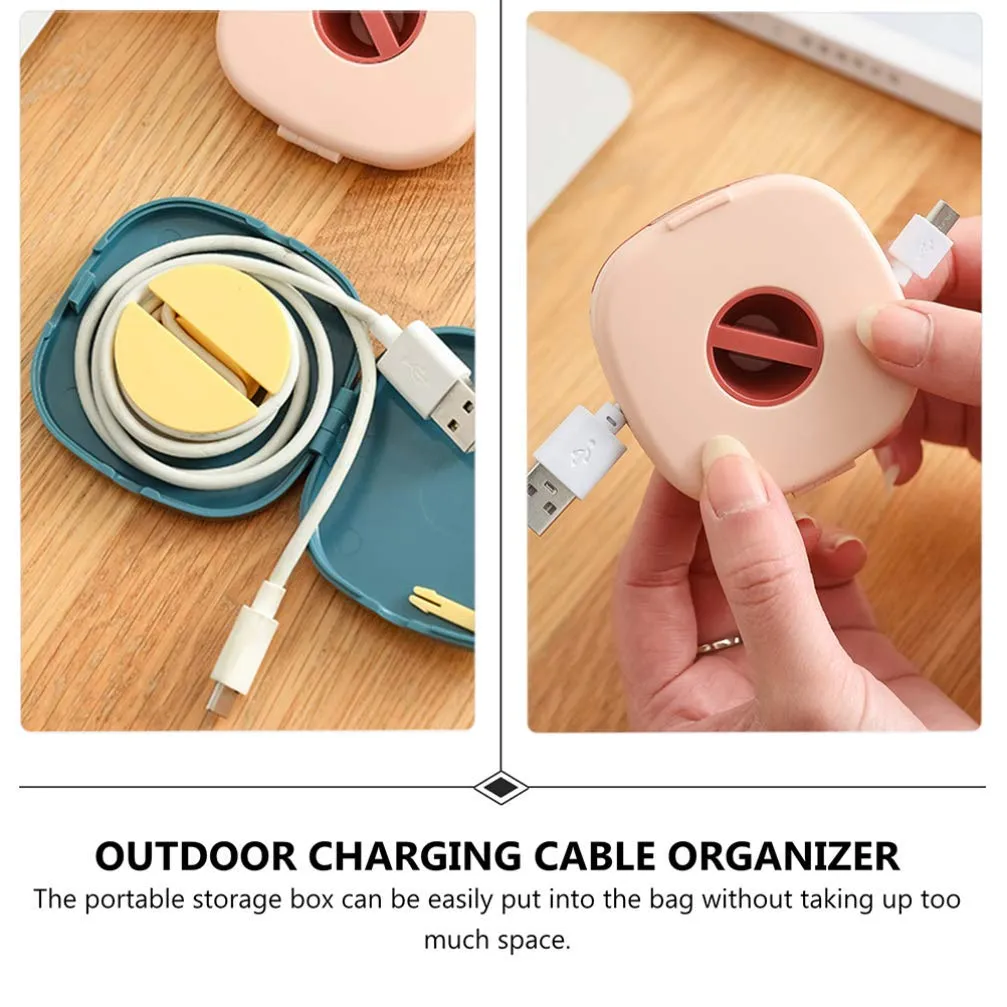 Rotatable Data Cable Storage Box