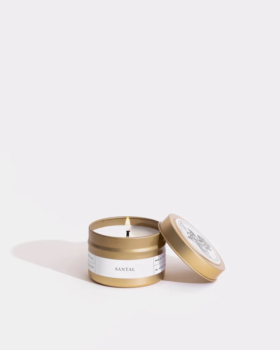 Santal Gold Travel Candle