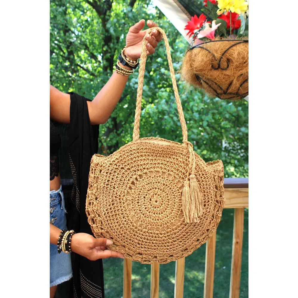 Seashell Sands Straw bag