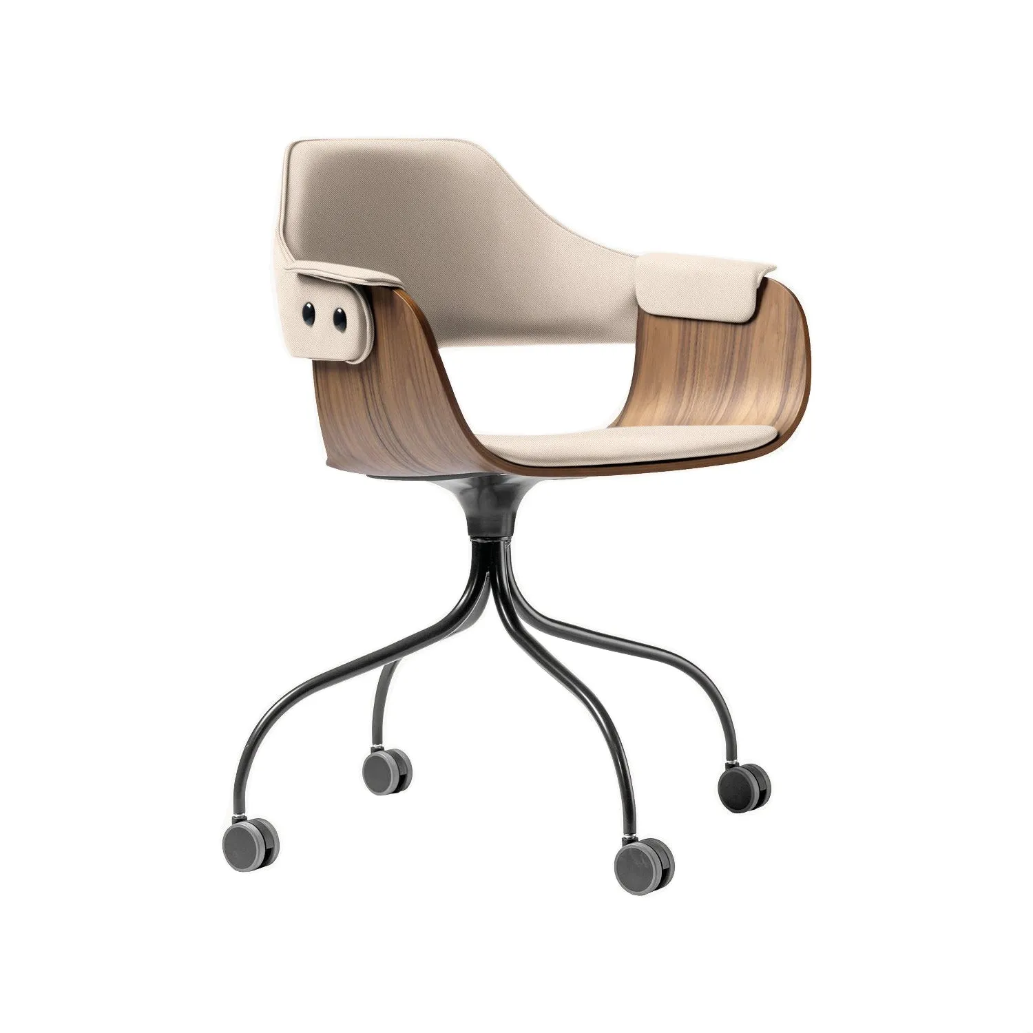 Showtime Swivel Chair with Castors