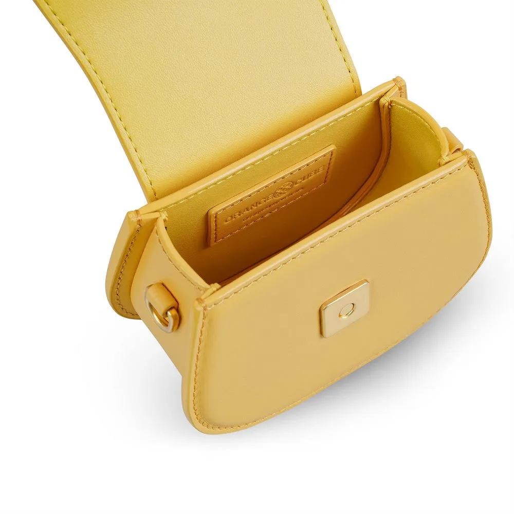 Signature Mini Saddle Bag - Amber