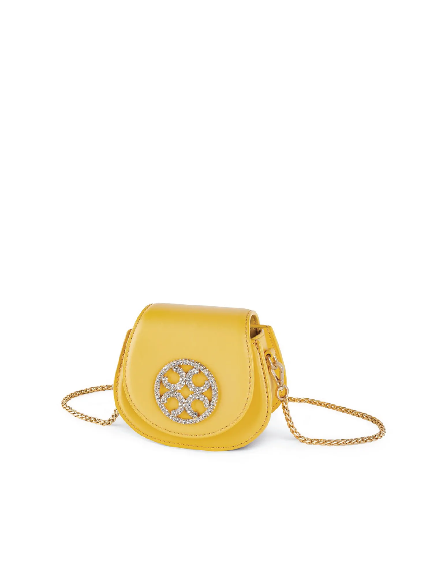 Signature Mini Saddle Bag - Amber