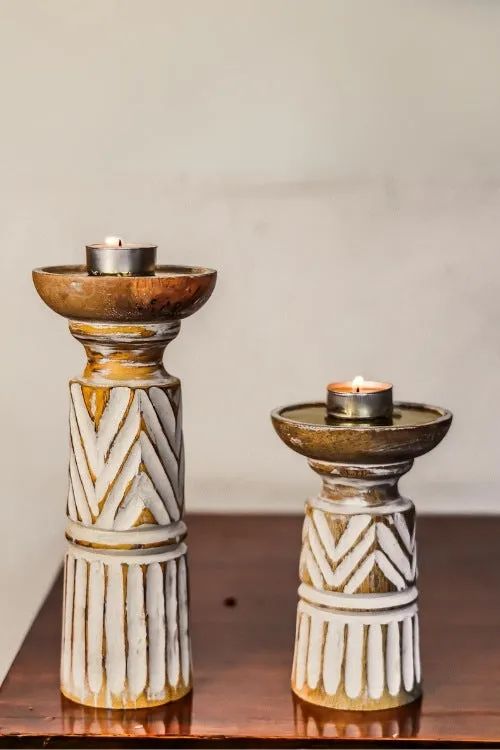 Sirohi Forest Flame Candlestand