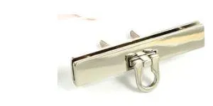 Small Bar Lock with Flip Closure - Nickel