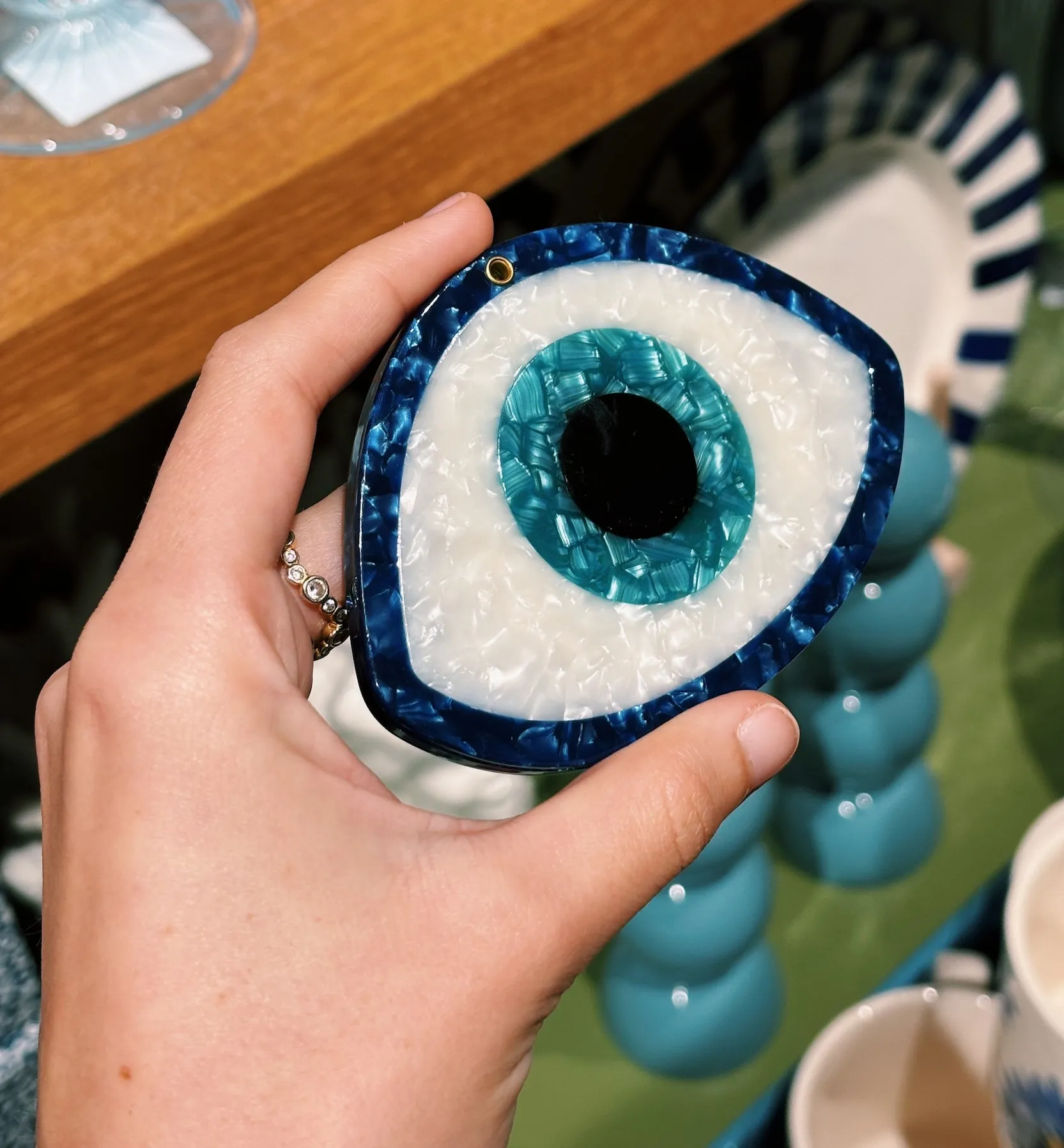 Solar Eclipse Evil Eye Mirror