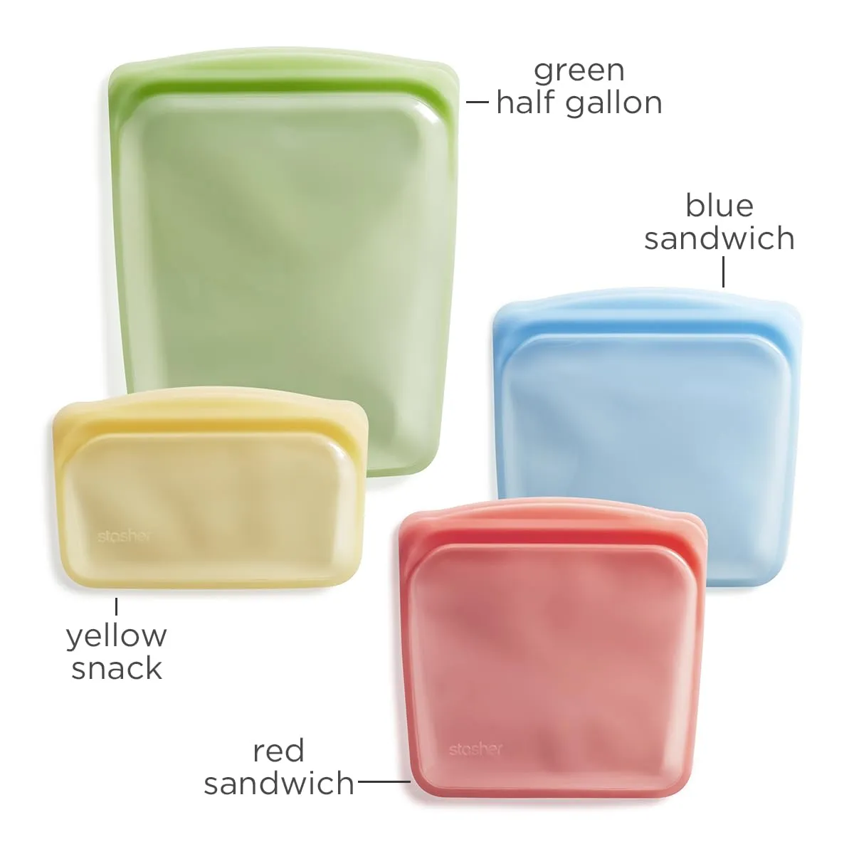 Stasher: Reusable Silicone Bag - Airtight, Leak Resistant