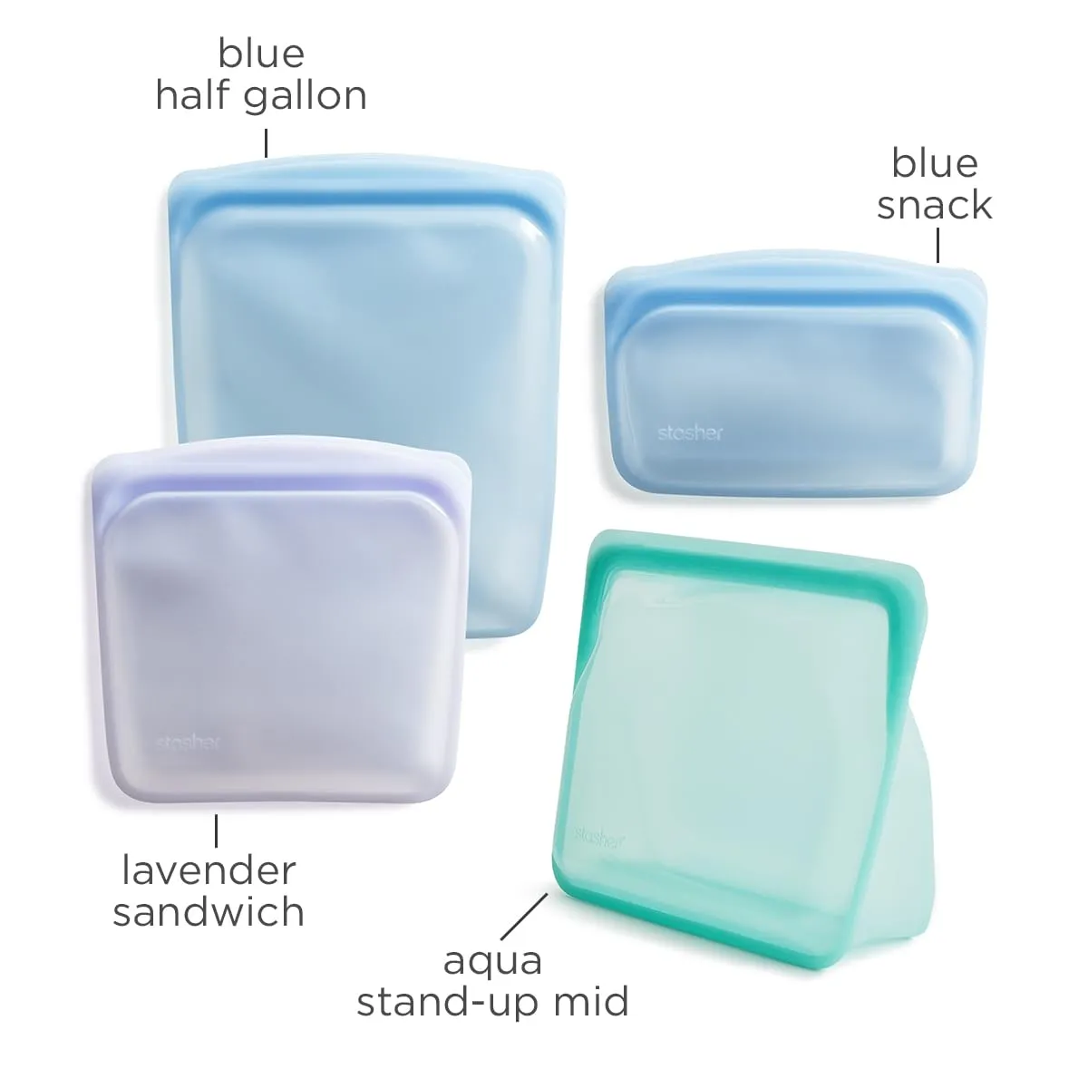 Stasher: Reusable Silicone Bag - Airtight, Leak Resistant