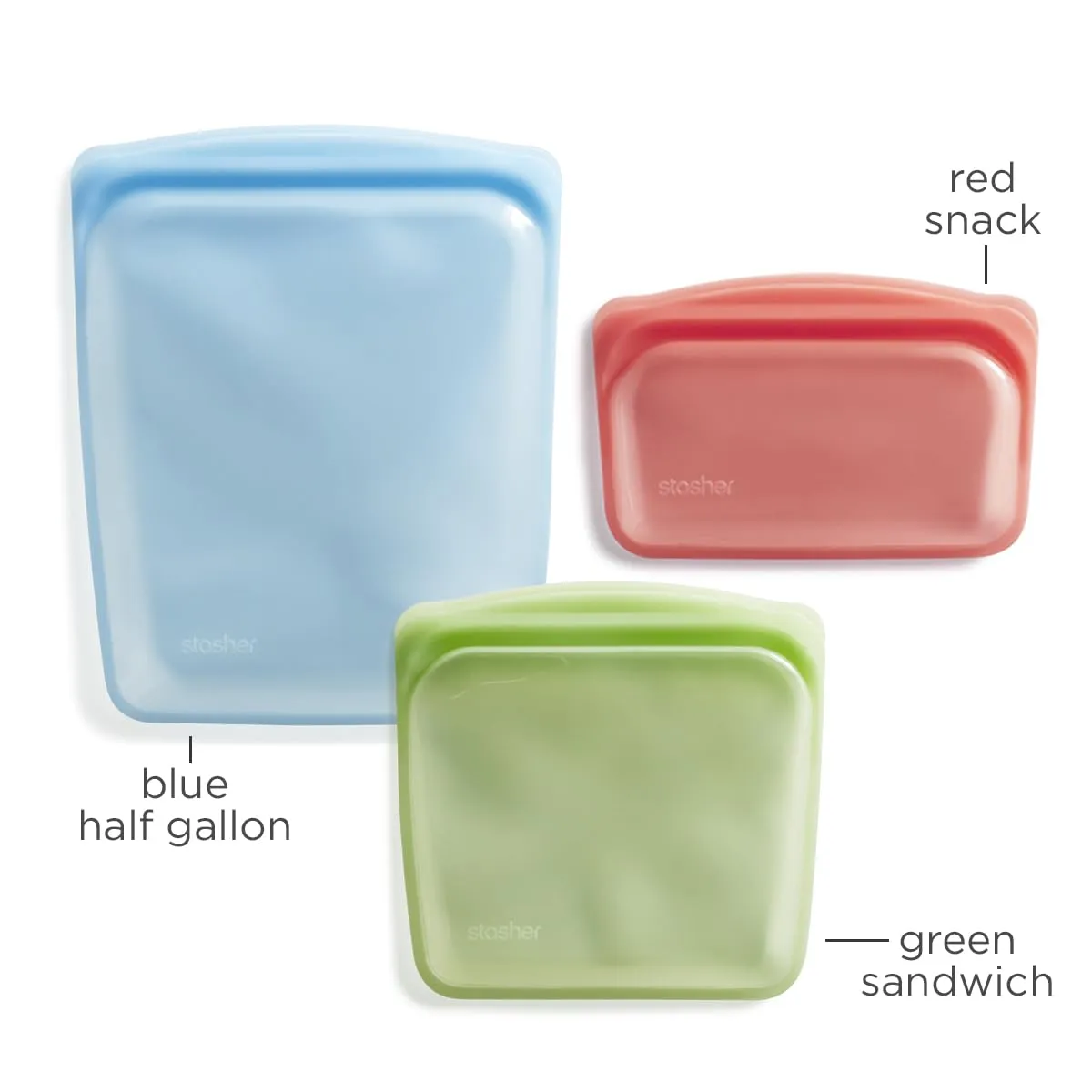 Stasher: Reusable Silicone Bag - Airtight, Leak Resistant