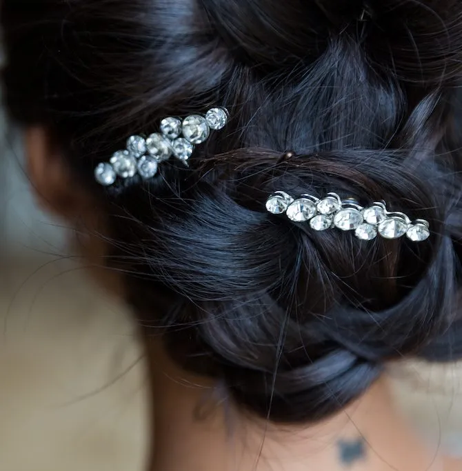 Stella Large Diamante Hair Pins