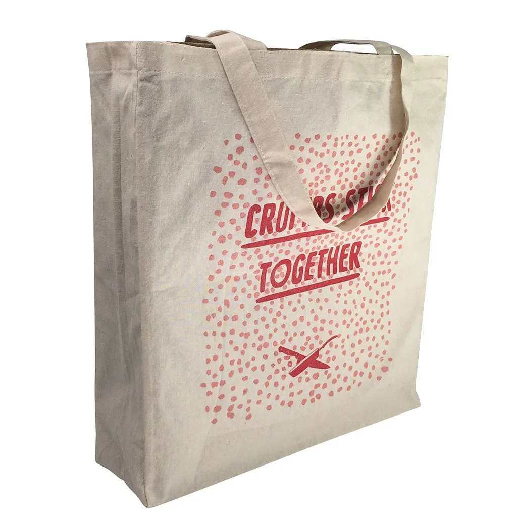 Stock Calico Shopping Bag with Gusset(SCB-06D)