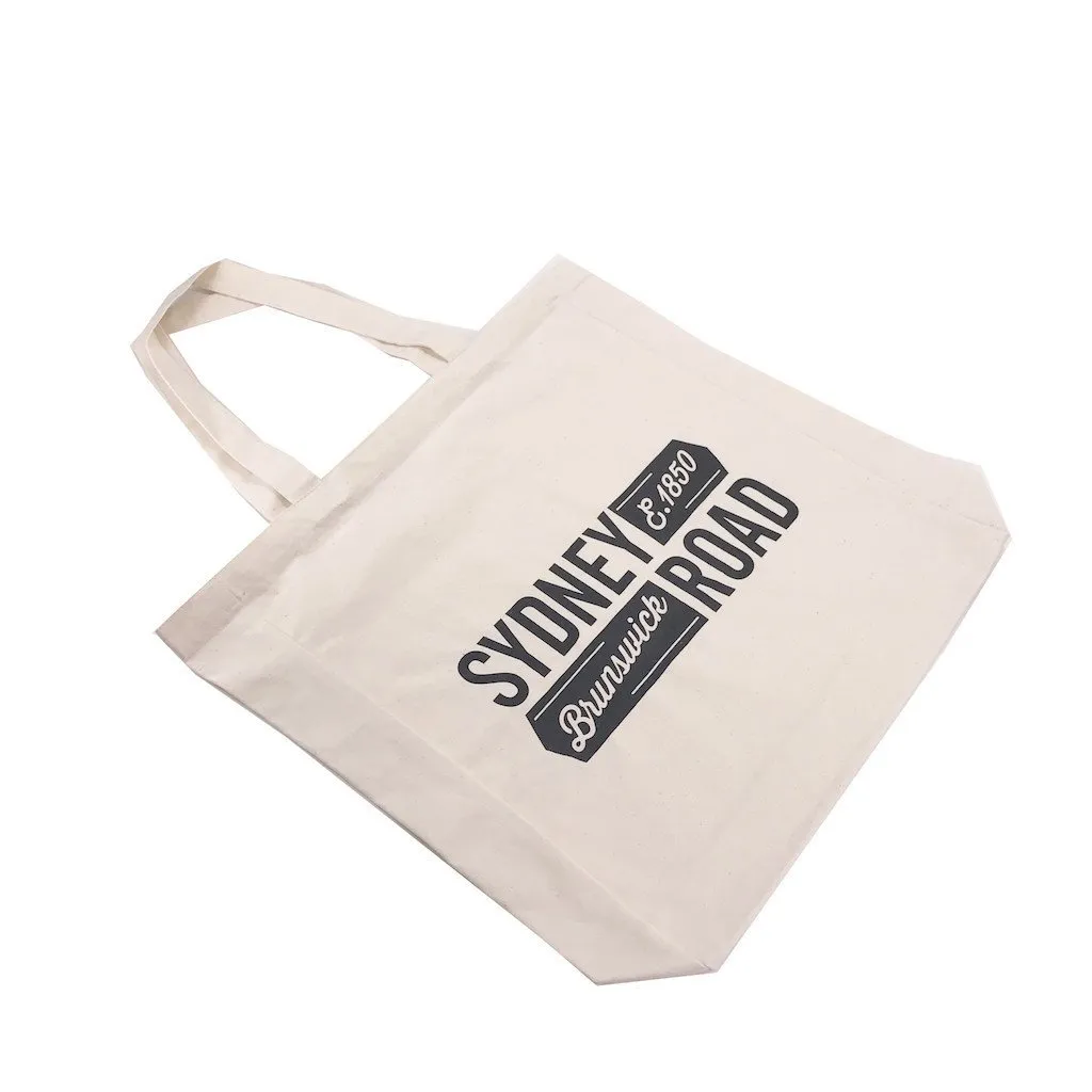 Stock Calico Shopping Bag with Gusset(SCB-06D)