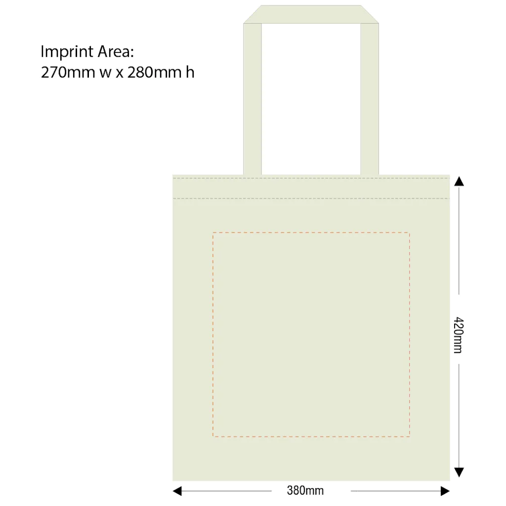 Stock Calico Shopping Bag with Gusset(SCB-06D)