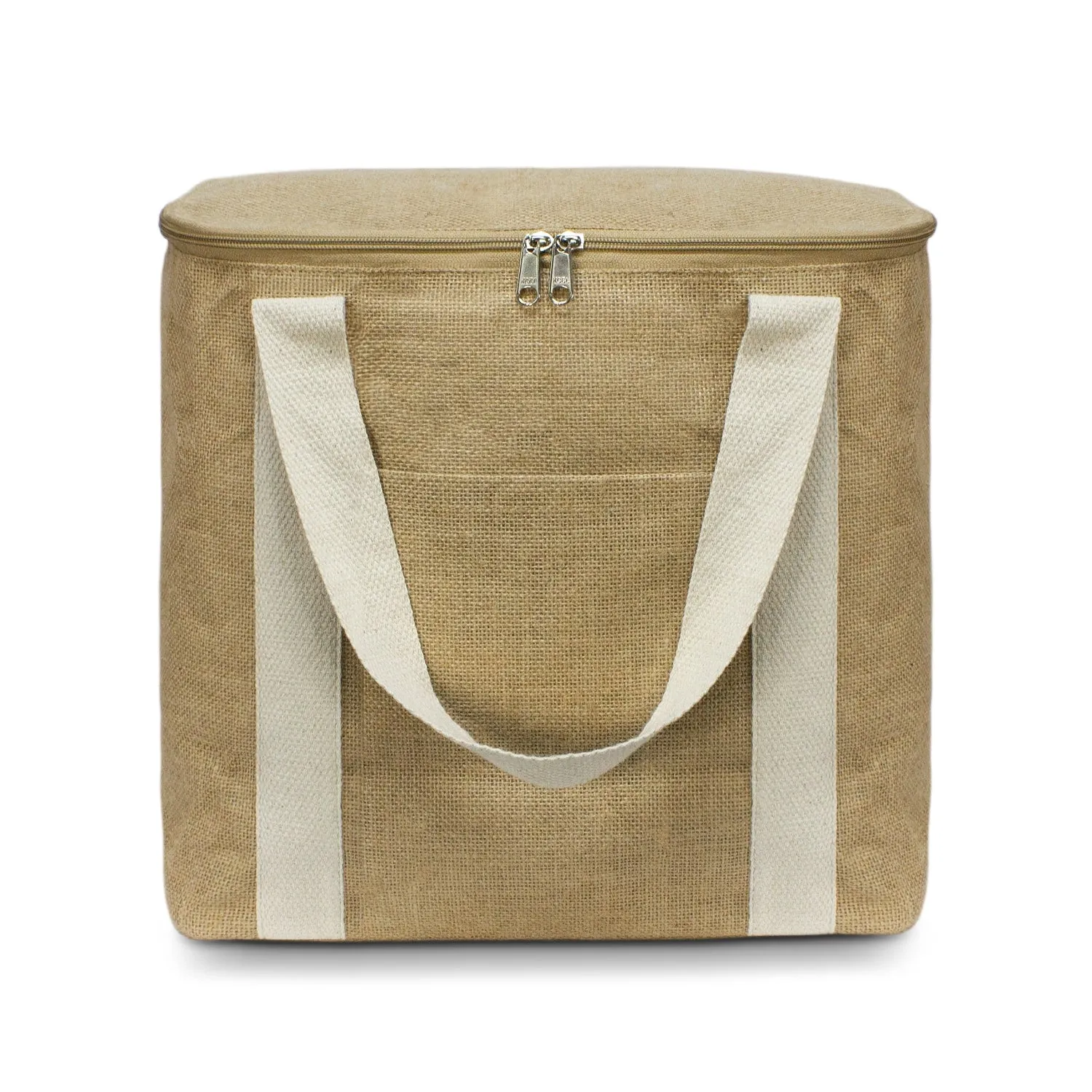 Stock Jute Cooler Bag-Large (SJB-18T)