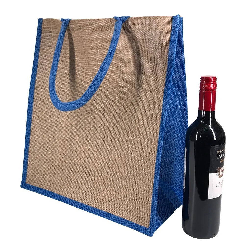 Stock Jute Portrait Shopper-Coloured(SJB-07T)